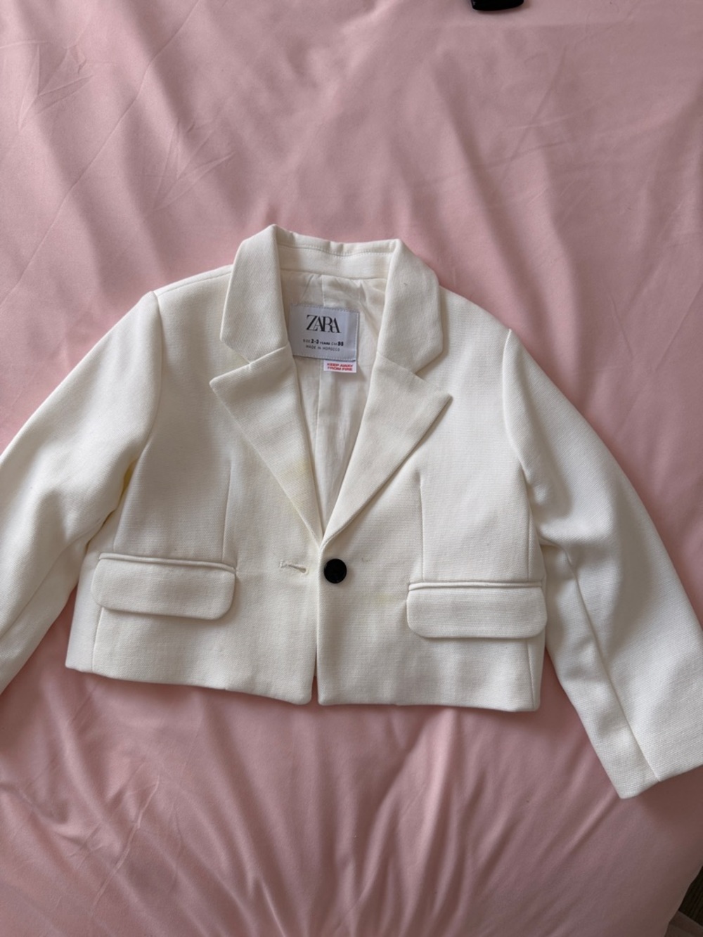 Zara girls short blazer